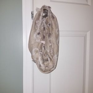 Infinity scarf seahorse print